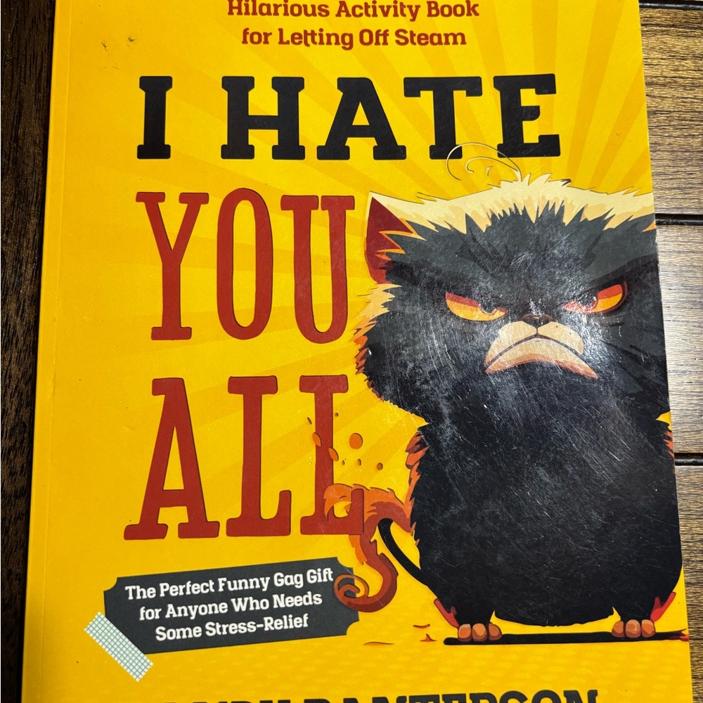 Hilarious Activity Book with Black and Yellow Cover